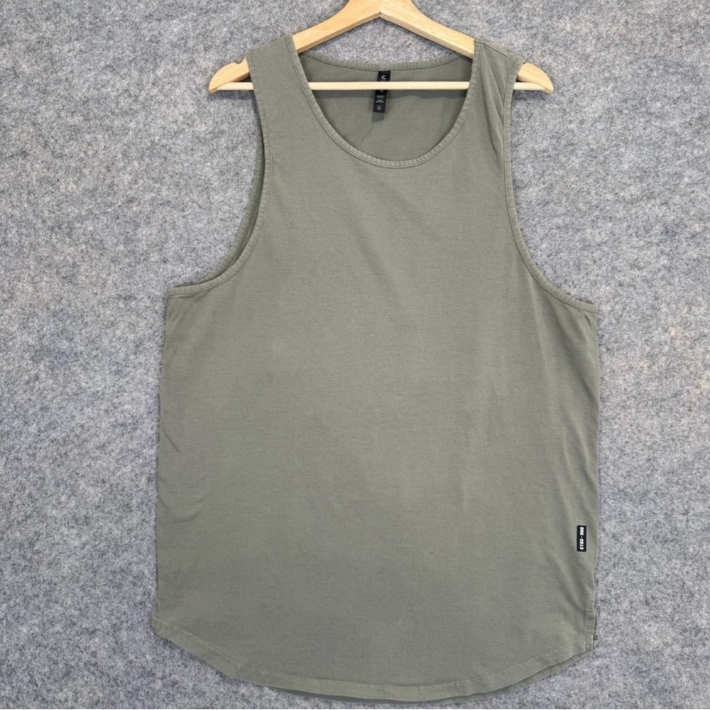 ASRV aesthetic revolution olive Green Men's Tank Top sz XL